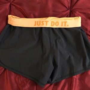 Nike dri grey training shorts